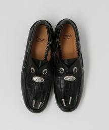TOGA PULLA | ＜TOGA PULLA＞レザー EMBOSSED ローファー Ψ ο(ローファー)