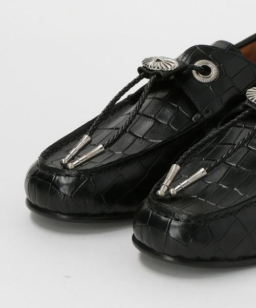 TOGA PULLA(トーガ プルラ)の「<TOGA PULLA>レザー EMBOSSED ローファー Ψ ο(ローファー・レディース・ブラック・36/39/38/37)」の6枚目の写真