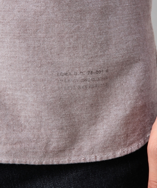 coen(コーエン)の「カラーオックスフォードボタンダウンシャツ(シャツ/ブラウス・メンズ・グレー/ダークブラウン・X-LARGE/X-SMALL/SMALL/LARGE/MEDIUM)」の14枚目の写真