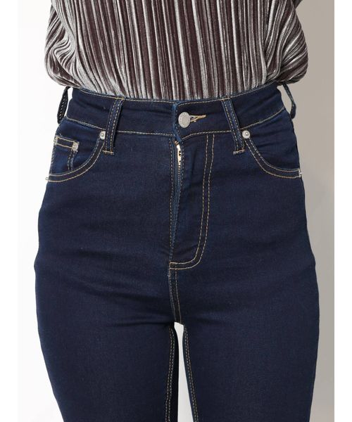 EVRIS(エヴリス)の「BASICフレアーDENIMパンツ(デニムパンツ・レディース・ブラック/インディゴブルー・SMALL/MEDIUM)」の18枚目の写真