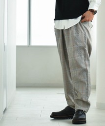 チェックシェフパンツ