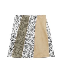 LILY BROWN（リリーブラウン）の「カラーブロックスカート（スカート）」