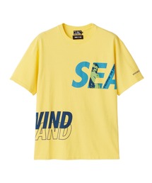 HYSTERIC×WIND AND SEA ブラック Tシャツ HYSTERIC GLAMOUR（ヒステリックグラマー）の「WIND AND SEA