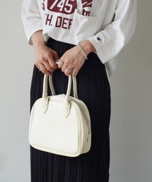 Port | トラぺゾイド ミニボストン ショルダー トートバッグ #(ボストンバッグ)