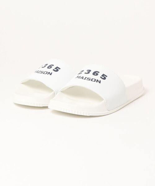Esmeralda(エスメラルダ)の「【23.65 M.SLIPPER】スポーティロゴサンダル 韓国ブランド(サンダル・レディース・ブラック/ホワイト・23/25/24)」の7枚目の写真