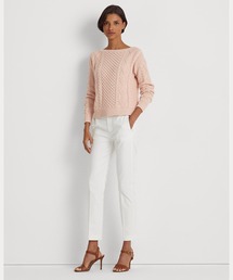 ストレッチ コットンブレンド パンツ