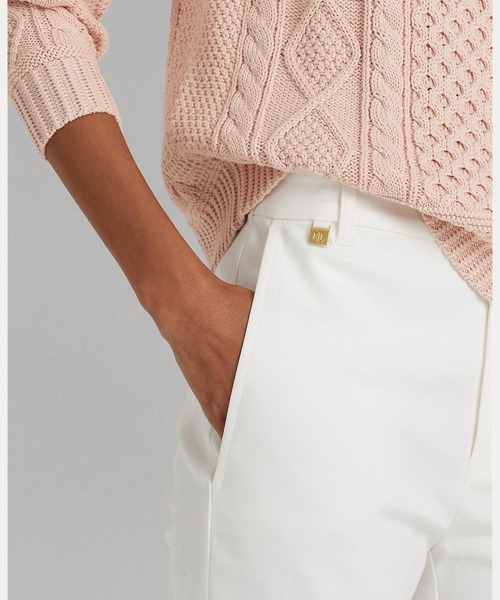 LAUREN RALPH LAUREN（ローレン ラルフ ローレン）の「ストレッチ コットンブレンド パンツ（その他パンツ・レディース・ホワイト・2/0/4/6/8/10/00）」の5枚目の写真