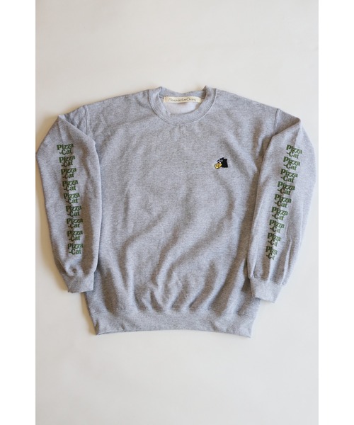 AlexanderLeeChang(アレキサンダーリーチャン)の「AlexanderLeeChang/アレキサンダーリーチャン PIZZA CAT CREW トレーナー/スウェット(スウェット・メンズ・グレー/ネイビー/イエロー・2/3/4)」の15枚目の写真