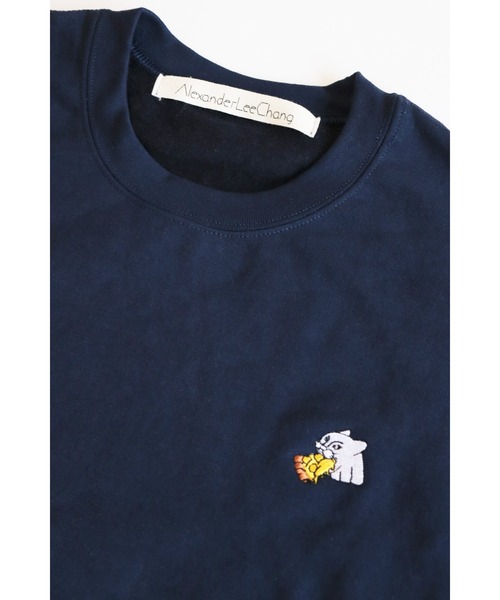 AlexanderLeeChang(アレキサンダーリーチャン)の「AlexanderLeeChang/アレキサンダーリーチャン PIZZA CAT CREW トレーナー/スウェット(スウェット・メンズ・グレー/ネイビー/イエロー・2/3/4)」の17枚目の写真