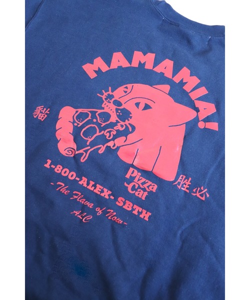 AlexanderLeeChang(アレキサンダーリーチャン)の「AlexanderLeeChang/アレキサンダーリーチャン PIZZA CAT CREW トレーナー/スウェット(スウェット・メンズ・グレー/ネイビー/イエロー・2/3/4)」の21枚目の写真