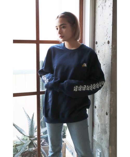 AlexanderLeeChang(アレキサンダーリーチャン)の「AlexanderLeeChang/アレキサンダーリーチャン PIZZA CAT CREW トレーナー/スウェット(スウェット・メンズ・グレー/ネイビー/イエロー・2/3/4)」の16枚目の写真