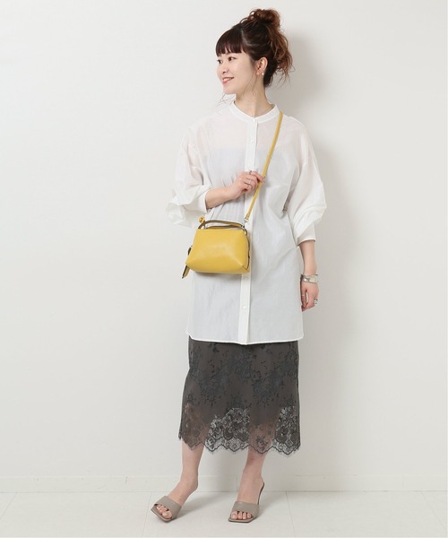 スピック＆スパン　ラッセルレーススカート　白　38 Spick & Span（スピックアンドスパン）の「≪追加≫ラッセル
