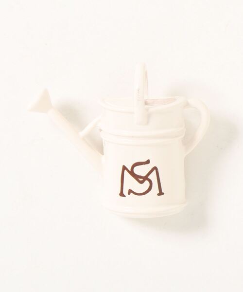 Samansa Mos2（サマンサ モスモス）の「じょうろガーデニングブローチ（ブローチ/コサージュ・レディース・グリーン/オフホワイト・ﾌﾘ-）」の2枚目の写真