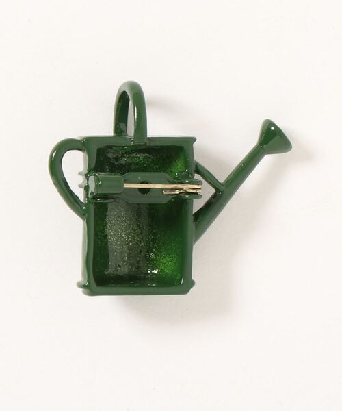 Samansa Mos2（サマンサ モスモス）の「じょうろガーデニングブローチ（ブローチ/コサージュ・レディース・グリーン/オフホワイト・ﾌﾘ-）」の3枚目の写真