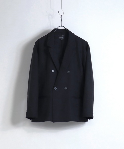 Confirm（コンファーム）の「Confirm / コンファーム ダブルブレストジャケット（テーラードジャケット・メンズ・ブラック/ワイン/グリーン/ベージュ・M/L）」の2枚目の写真