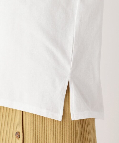 pink adobe（ピンクアドベ）の「◆【M-LL/USAコットン】フォトプリント ロンT（Tシャツ/カットソー・レディース・オフホワイト/ライトグレー/チャコールグレー/ベビーピンク・38/40/42）」の9枚目の写真