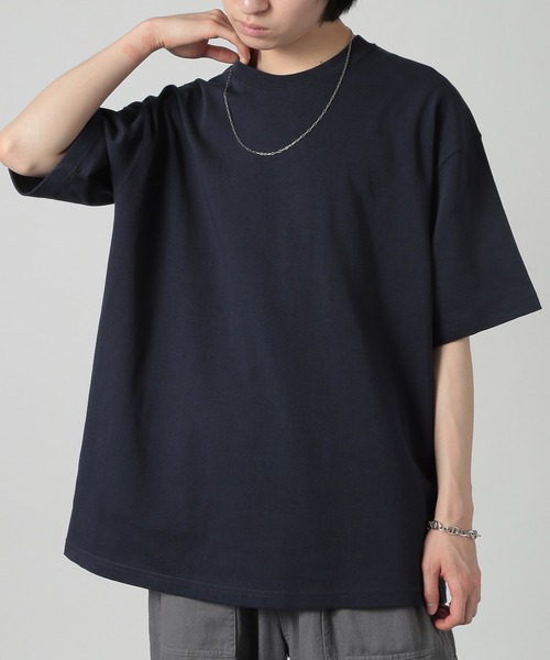 United Athle（ユナイテッドアスレ）の「1枚でも透けない、コスパ最高のTシャツ！【United Athle】9.1オンス マグナムウェイト ビッグシルエット プレミアムコットンTシャツ シンプル半袖無地T スーパーヘビーウェイト 厚手 綿100% ユニセックス 4411（Tシャツ/カットソー・メンズ・ホワイト/ブラック/カーキ/ナチュラル/グレイッシュブルー/グレー/ブルー系その他6/スモーキーグリーン系/ブラック系その他2/ネイビー・L/XL/M）」の15枚目の写真