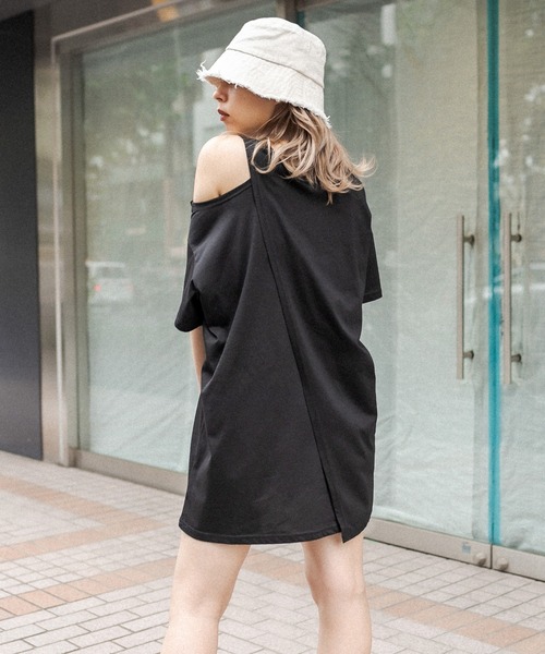 RASVOA(ラスボア)の「シンプルフリンジバケットハット(ハット・レディース・ブラック/オフホワイト・FREE)」の22枚目の写真