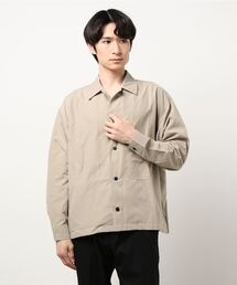 koe（コエ）の「ポリピーチビッグ長袖シャツ*（シャツ/ブラウス・メンズ）」