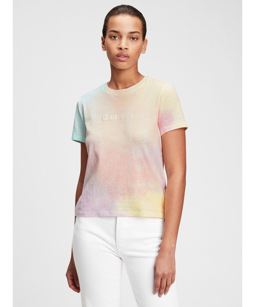 GAP（ギャップ）の「Gapロゴ シュランケンtシャツ（Tシャツ/カットソー・レディース・ホワイト/ピンク/その他・M/XS/XXS/L/S）」の3枚目の写真