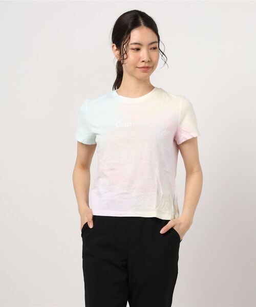 GAP（ギャップ）の「Gapロゴ シュランケンtシャツ（Tシャツ/カットソー・レディース・ホワイト/ピンク/その他・M/XS/XXS/L/S）」の10枚目の写真