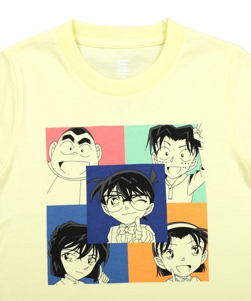 Design Tshirts Store graniph（デザイン　ティーシャツ　ストア　グラニフ）の「少年探偵団(名探偵コナン) | コラボキッズTシャツ(レモネード)（Tシャツ/カットソー・キッズ・レモンイエロー・90/100/110/120/130）」の9枚目の写真