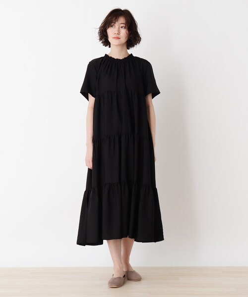 SHOO・LA・RUE（シューラルー）の「◆ティアードリボンワンピース（ワンピース・レディース・ブラック/ダークグリーン・00）」の11枚目の写真