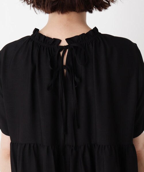 SHOO・LA・RUE（シューラルー）の「◆ティアードリボンワンピース（ワンピース・レディース・ブラック/ダークグリーン・00）」の6枚目の写真