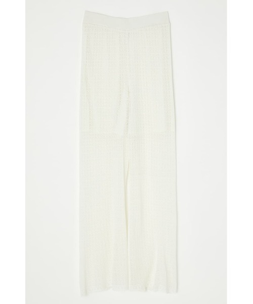 MOUSSY（マウジー）の「CROCHET LIKE WIDE パンツ（その他パンツ・レディース・キャメル/ライトグリーン/アイボリー/ブラック・2/1）」の12枚目の写真