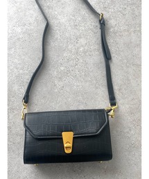 emutto | クロコミニショルダー(ボストンバッグ)