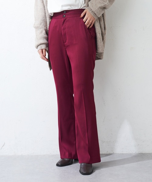 DISCOAT（ディスコート）の「センタープレススラックスパンツ（その他パンツ・レディース・ブラック/オレンジ/アイボリー/パープル/ブラウン/ピンク/グリーン/イエロー/ライム/サックスブルー/サーモンピンク/ダークグリーン/ダークブルー/レッド系その他・LARGE/MEDIUM/SMALL）」の13枚目の写真