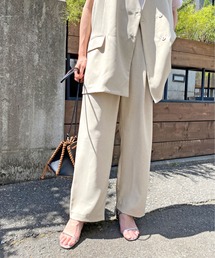 Omekashi | ダブルタックパンツ(スラックス)