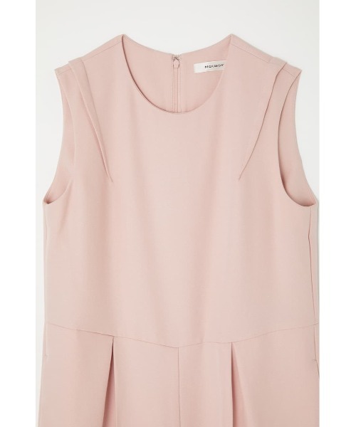 【夏】moussy オールインワン 人気 デザイン 涼しい ピンク 海　マウジー MOUSSY（マウジー）の「TUCK WIDE オールインワン（つなぎ
