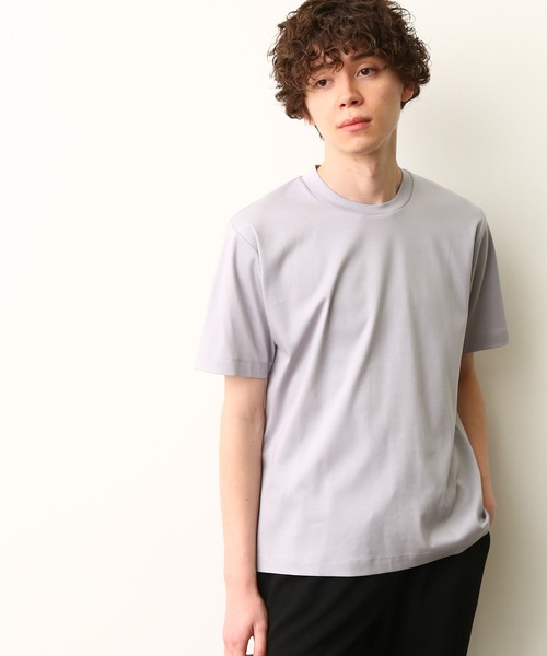 JUNRED（ジュンレッド）の「バックハイネックショートスリーブＴ（Tシャツ/カットソー・メンズ・ホワイト/ネイビー/グレー/カーキ/ライトグレー/チャコールグレー/ホワイト系その他・L/M/LL）」の6枚目の写真