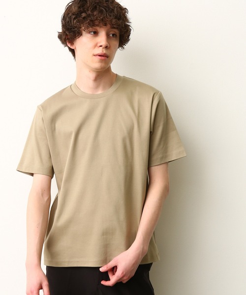 JUNRED（ジュンレッド）の「バックハイネックショートスリーブＴ（Tシャツ/カットソー・メンズ・ホワイト/ネイビー/グレー/カーキ/ライトグレー/チャコールグレー/ホワイト系その他・L/M/LL）」の7枚目の写真