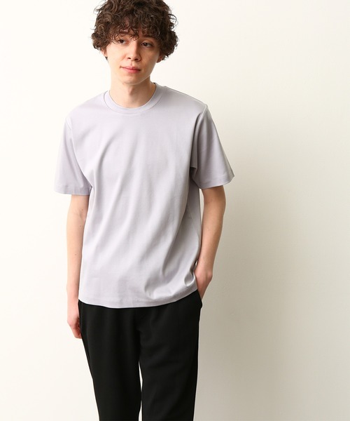 JUNRED（ジュンレッド）の「バックハイネックショートスリーブＴ（Tシャツ/カットソー・メンズ・ホワイト/ネイビー/グレー/カーキ/ライトグレー/チャコールグレー/ホワイト系その他・L/M/LL）」の8枚目の写真