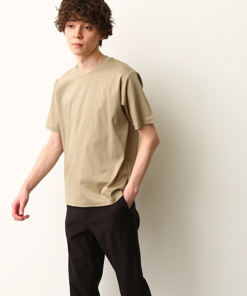 JUNRED（ジュンレッド）の「バックハイネックショートスリーブＴ（Tシャツ/カットソー・メンズ・ホワイト/ネイビー/グレー/カーキ/ライトグレー/チャコールグレー/ホワイト系その他・L/M/LL）」の11枚目の写真