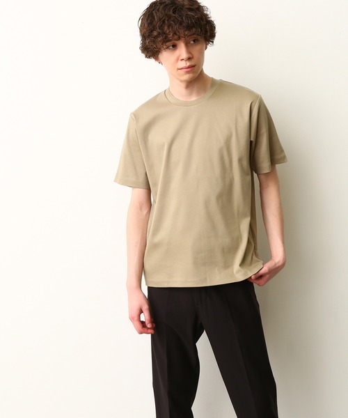 JUNRED（ジュンレッド）の「バックハイネックショートスリーブＴ（Tシャツ/カットソー・メンズ・ホワイト/ネイビー/グレー/カーキ/ライトグレー/チャコールグレー/ホワイト系その他・L/M/LL）」の12枚目の写真
