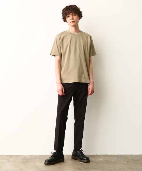 JUNRED（ジュンレッド）の「バックハイネックショートスリーブＴ（Tシャツ/カットソー・メンズ・ホワイト/ネイビー/グレー/カーキ/ライトグレー/チャコールグレー/ホワイト系その他・L/M/LL）」の13枚目の写真