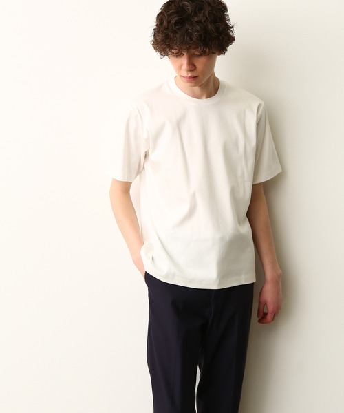 JUNRED（ジュンレッド）の「バックハイネックショートスリーブＴ（Tシャツ/カットソー・メンズ・ホワイト/ネイビー/グレー/カーキ/ライトグレー/チャコールグレー/ホワイト系その他・L/M/LL）」の17枚目の写真