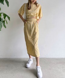 Opinion Korean Town オピニオン コリアン タウンのワンピース ドレス イエロー 黄色系 通販 Zozotown