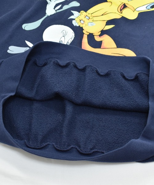 VINTAGE(ヴィンテージ)の「【ヴィンテージ古着】90's LOONEY TUNES/ルーニー・テューンズ クルーネックスウェット USA製(スウェット・メンズ・ネイビー・X-LARGE)」の2枚目の写真