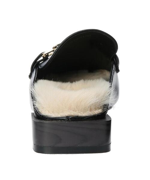 AMERICAN HOLIC（アメリカンホリック）の「EC限定　オーバーヒール中敷きファーミュール（ローファー・レディース・ブラック・S/L/M）」の8枚目の写真