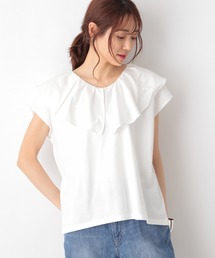 GLOBAL WORK | フハク襟フリルプルオーバー/951544(Tシャツ/カットソー)