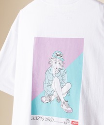FUJIYA（フジヤ）の「【milky/ミルキー】ミルキー　ガールグラフィック　バックプリント半袖Tシャツ（Tシャツ/カットソー・メンズ）」