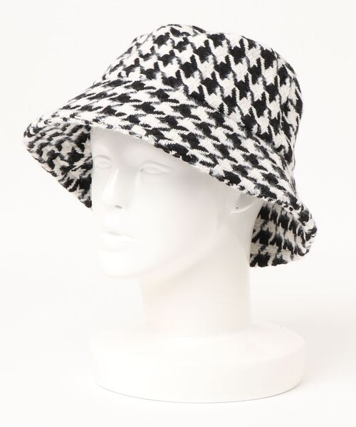 ANDGEEBEE（アンジービー）の「【SELECT】千鳥バケットハット（ハット・レディース・ブラック・FREE）」の3枚目の写真