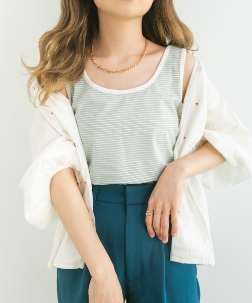nemne store(ネンネストア)の「夏を感じるセンタープレススラックス(スラックス・レディース・レッド/ブルー/グリーン・S/M)」の7枚目の写真