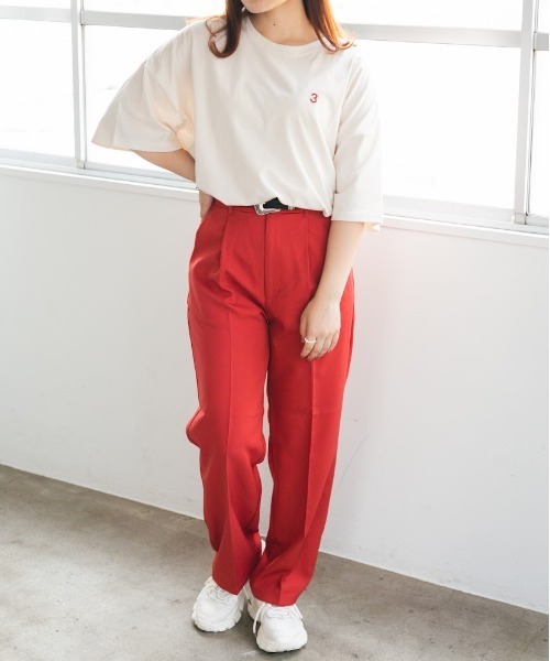 nemne store(ネンネストア)の「夏を感じるセンタープレススラックス(スラックス・レディース・レッド/ブルー/グリーン・S/M)」の16枚目の写真