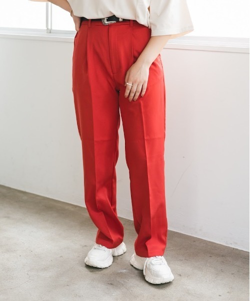 nemne store(ネンネストア)の「夏を感じるセンタープレススラックス(スラックス・レディース・レッド/ブルー/グリーン・S/M)」の21枚目の写真