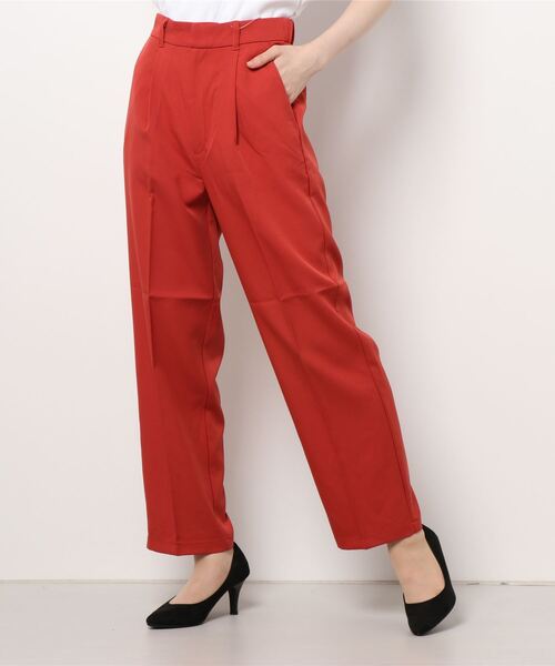nemne store(ネンネストア)の「夏を感じるセンタープレススラックス(スラックス・レディース・レッド/ブルー/グリーン・S/M)」の12枚目の写真